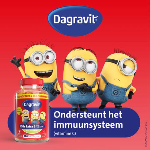 Dagravit Kids-Xtra 6-12 jaar Vitaminions 120 gummies