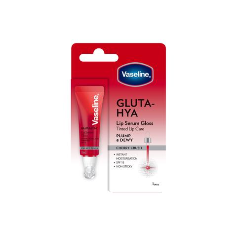 Vaseline Gluta Hya Lip Serum Gloss Cherry Crush 10 ML