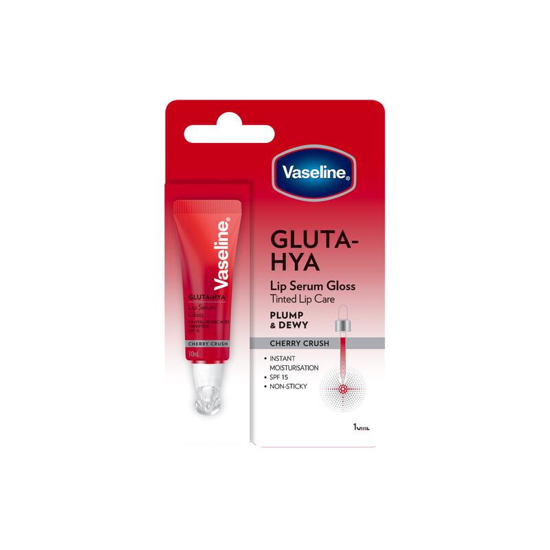 Vaseline Gluta Hya Lip Serum Gloss Cherry Crush 10 ML