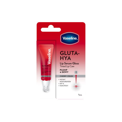 Vaseline Gluta Hya Lip Serum Gloss Cherry Crush 10 ML