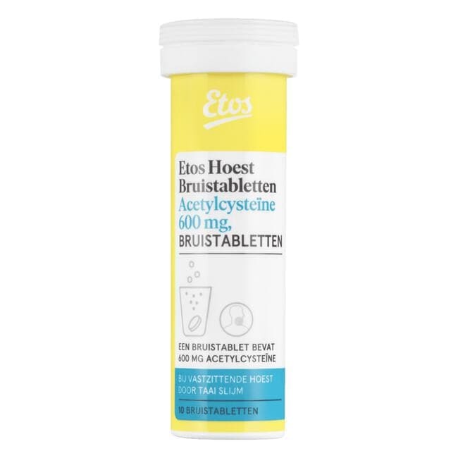 Etos Hoest Bruistabletten Acetylcysteïne 600 MG