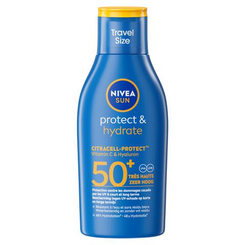 NIVEA SUN Protect & Hydrate Zonnebrand Lotion Travel Size SPF50+ 100 ML