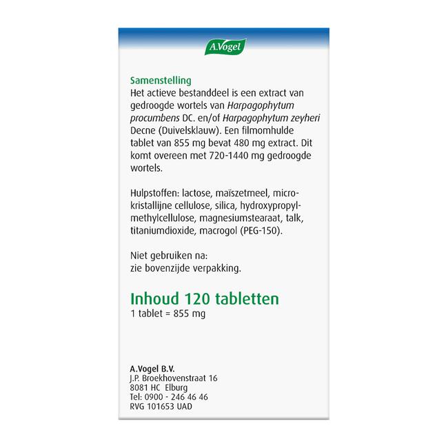 A.Vogel Atrosan bij Milde Gewrichtspijn en Reumatische Pijn Tabletten 120 stuks