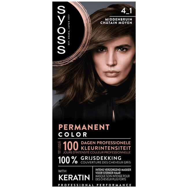 Syoss Haarverf 4-1 Middenbruin