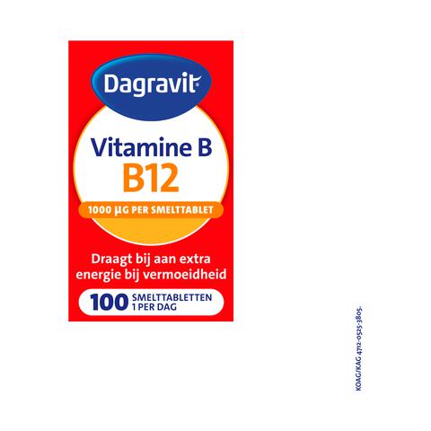 Dagravit Vitamine B12 1000μg  100 smelttabletten