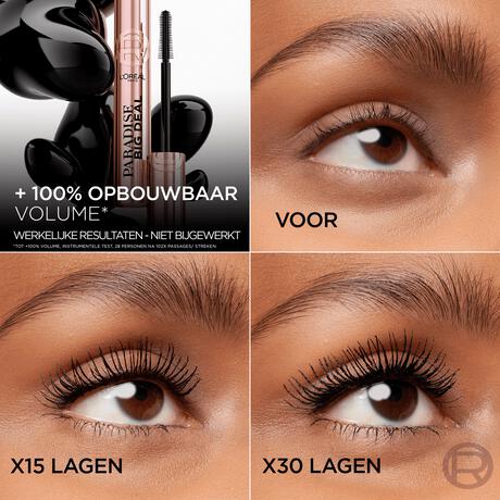 L'Oréal Paris Lash Paradise Big Deal Mascara Waterproof Zwart