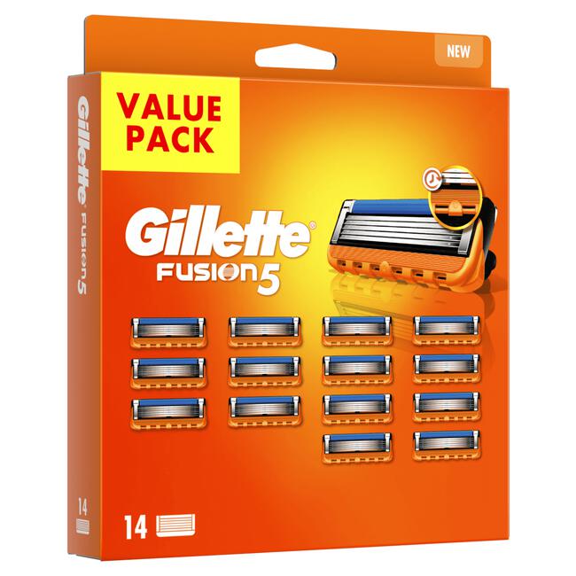 Gillette Fusion5 Navulmesjes 14 Stuks