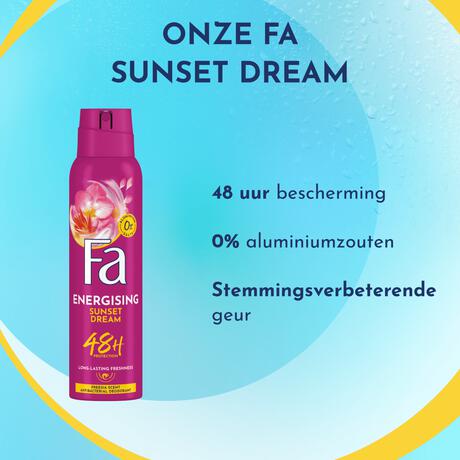 Fa Sunset Love Deodorant Spray 150 ML