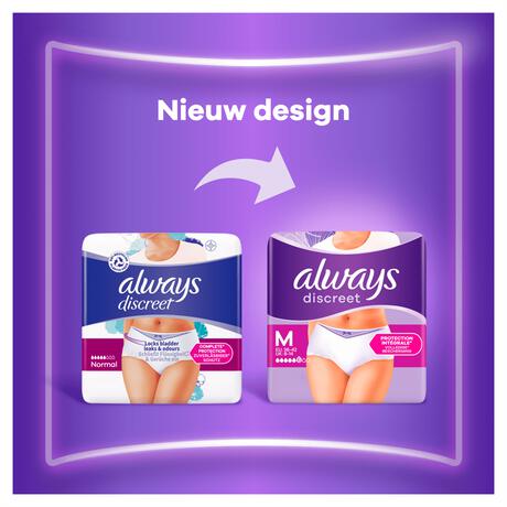 Always Discreet Broekjes maat L