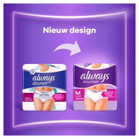 Always Incontinentiebroekjes Discreet Maat L 7 stuks