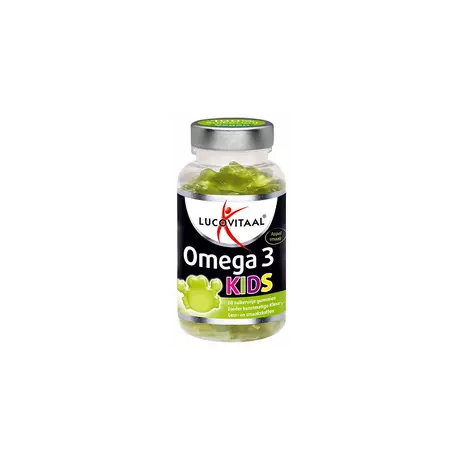 Lucovitaal Omega Kids Suikervrije Gummies Appel 60 stuks
