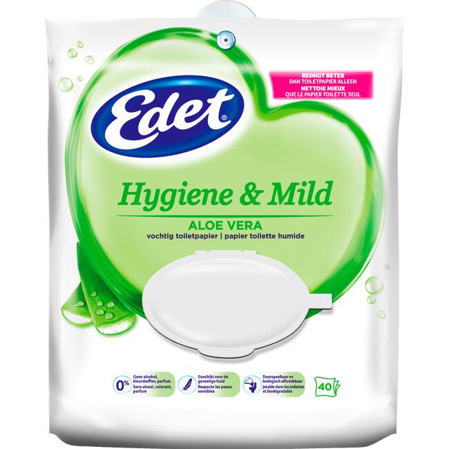 Edet Aloë Vochtig Toiletpapier