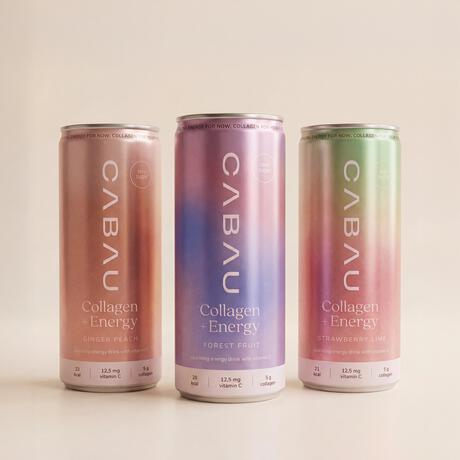 Cabau Collagen + Energy Ginger Peach 250 ml