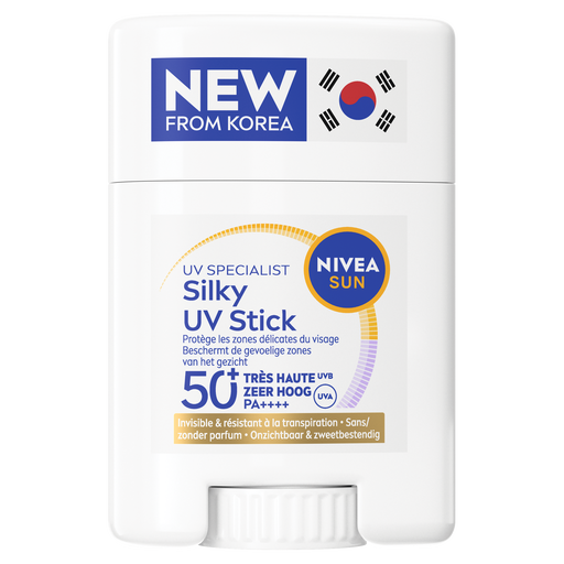 NIVEA SUN UV Face Silky UV Zonnebrand Stick SPF50+ 150 ML