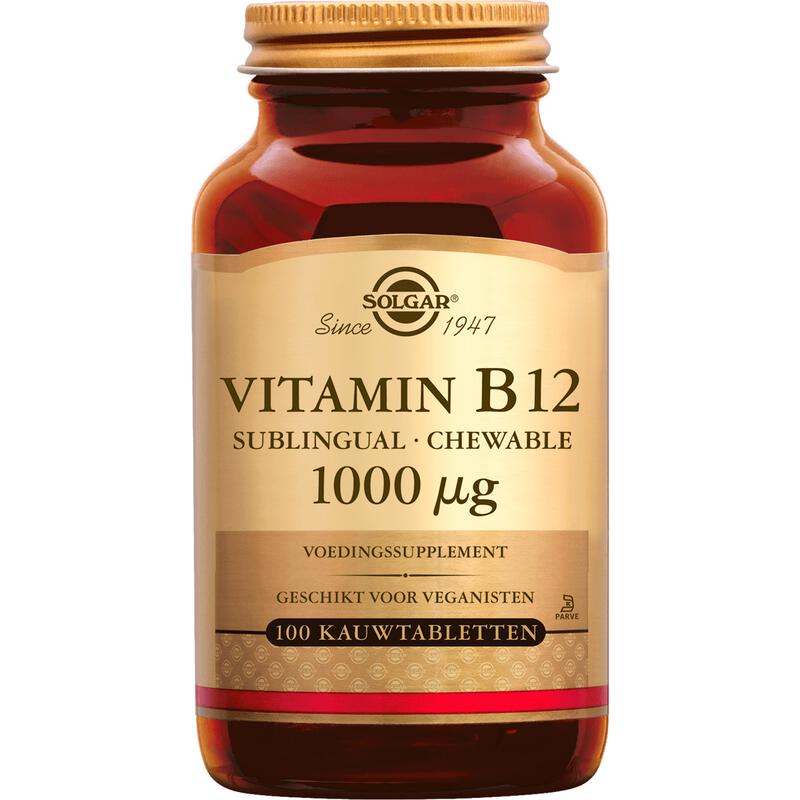 Solgar Vitamine B12 1000 MCG Kauwtabletten 100 stuks