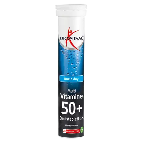 Lucovitaal Multi 50+ Mango Bruistabletten 20 stuks