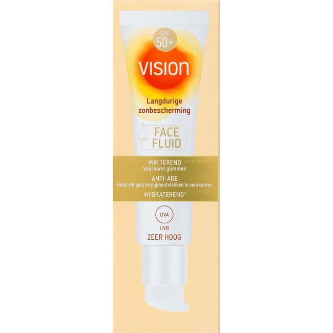 Vision Zonnebrand Face Fluid SPF 50+ 50 ML
