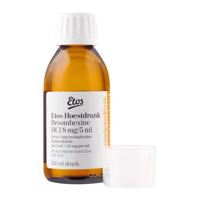 Etos Hoestdrank Broomhexine HCI 8 MG/5 ML