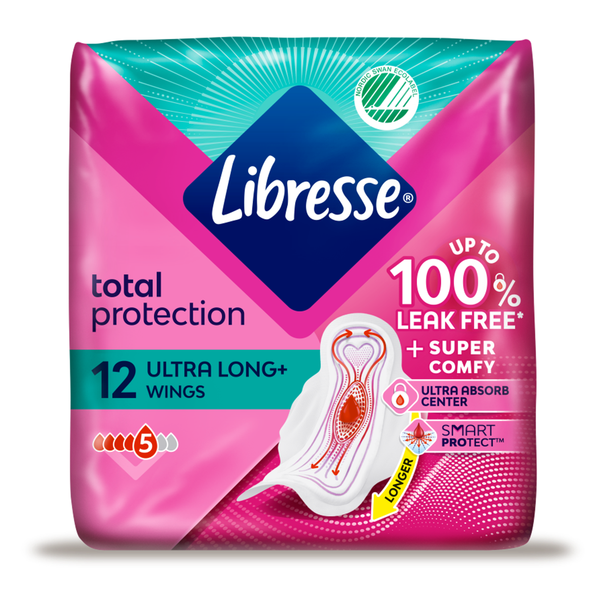 Libresse Maandverband Long Ultra — 12 stuks
