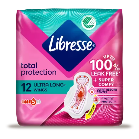 Libresse Ultra Thin Maandverband Long 12 stuks