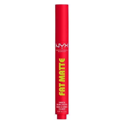 NYX Professional Make Up Fat Matte Lipstick 15 Fuzzy Flame Rood