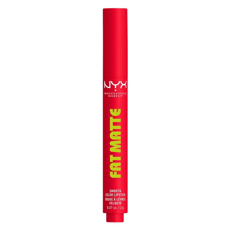 NYX Professional Make Up Fat Matte Lipstick 15 Fuzzy Flame Rood