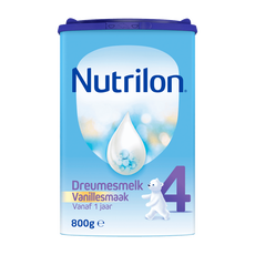Nutrilon 4 Dreumesmelk Vanille Flesvoeding Vanaf 1 Jaar 800 GR