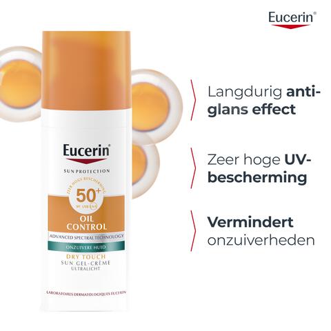 Eucerin Sun Oil Control Gel-Crème SPF50+ 50 ML