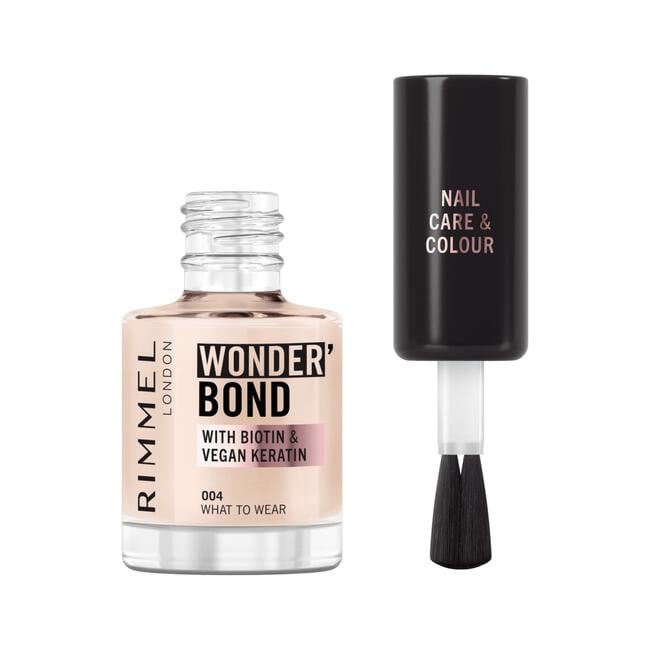 Rimmel London Wonder'Bond Care+Color Nagellak - Taupe - 004 What to Wear