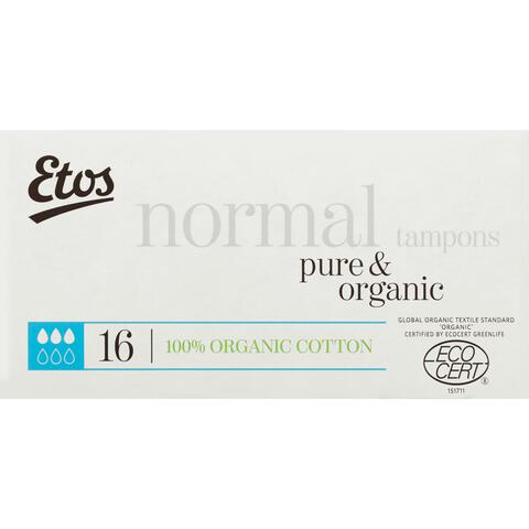 Etos Tampons Pure & Organic Normaal