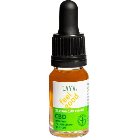 Layv Clean + 300 mg Full Spectrum CBD Olie