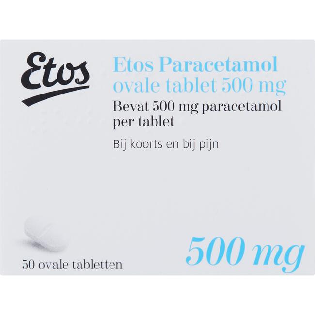 Etos Paracetamol 500 mg Ovale Tablet