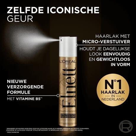 L'Oréal Paris Elnett Satin Extra Sterk Haarspray Mini 75 ML
