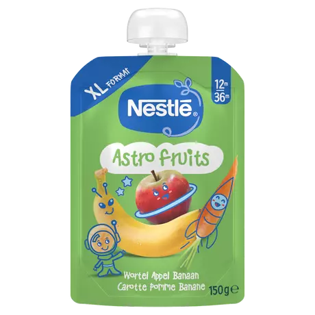 Nestle Astro Fruits Smoothie Appel Banaan Wortel 150 Gr