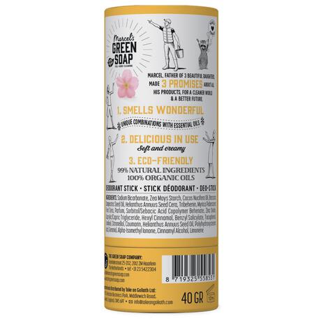 Marcel's Green Soap Vanilla & Cherry Blossom Deodorant Stick 40G R