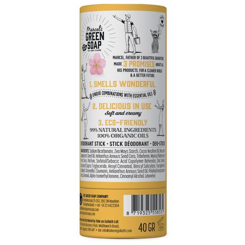 Marcel's Green Soap Vanilla & Cherry Blossom Deodorant Stick 40G R