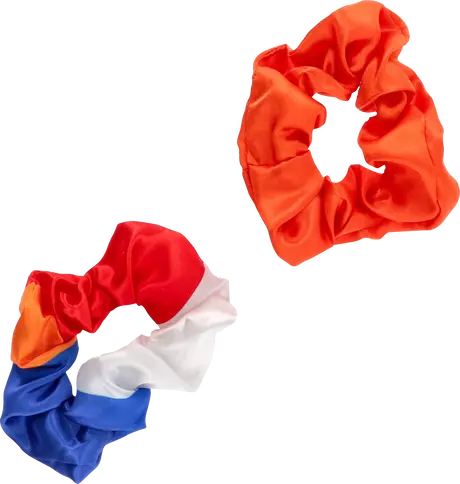 RWB/Oranje Scrunchies
