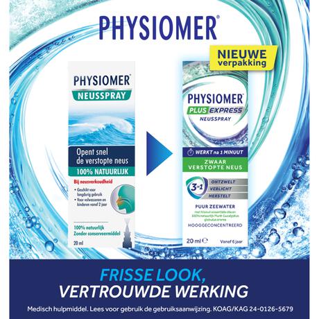 Physiomer Neusspray 100% Natuurlijk 20 ML
