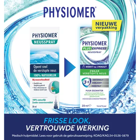 Physiomer Neusspray 100% Natuurlijk 20 ML