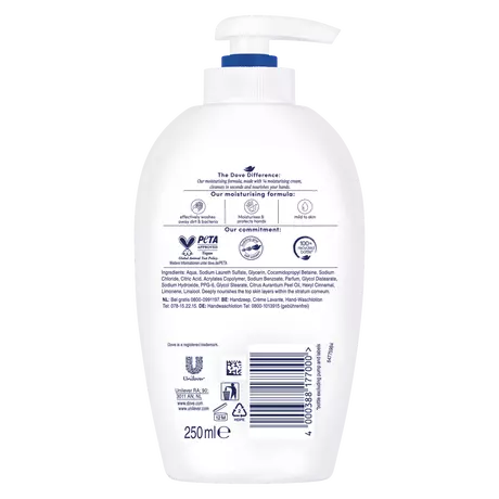 Dove Deeply Nourishing Handzeep 250 ML