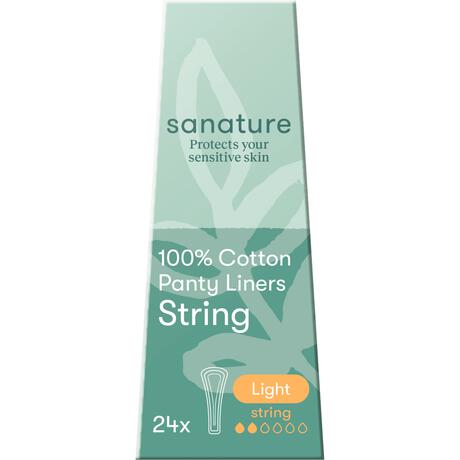 Sanature 100% Katoenen Inlegkruisjes String 24 stuks