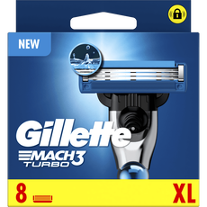 Gillette Mach3 Turbo Scheermesjes 8 stuks