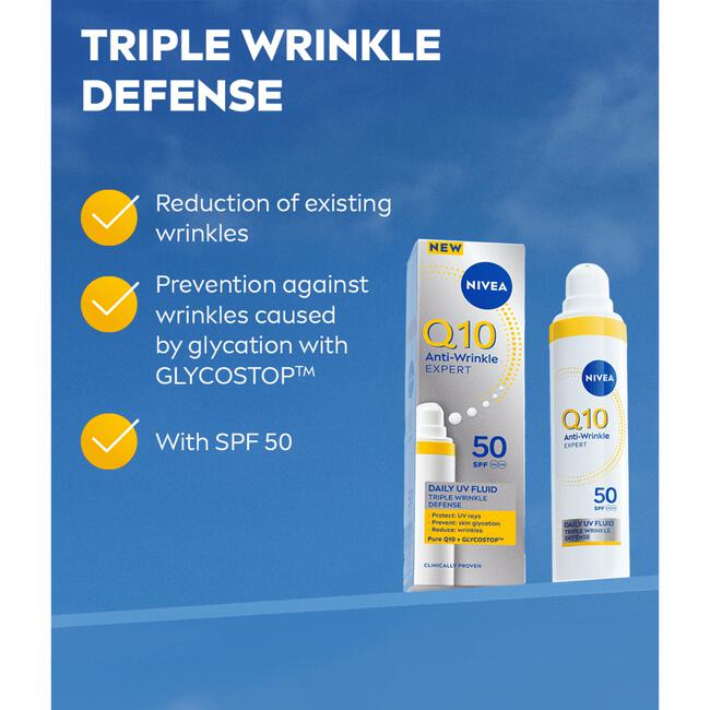 NIVEA Q10 Expert Daily Anti-UV Fluid SPF 50 40 ML