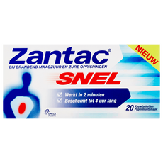 Zantac Snel Kauwtabletten Bij Brandend Maagzuur En Zure Oprispingen