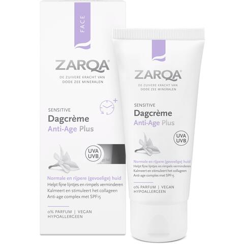 Zarqa Anti-Age Plus SPF15 Sensitive Dagcrème 50 ML