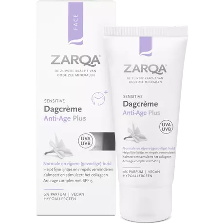 Zarqa Anti-Age Plus SPF15 Sensitive Dagcrème 50 ML