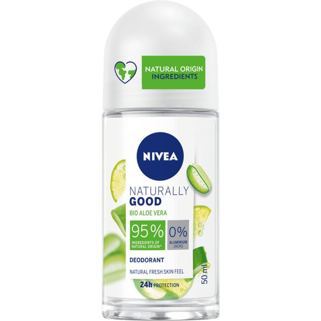 NIVEA Naturally Good Aloë Vera Deodorant Roller 50 ML