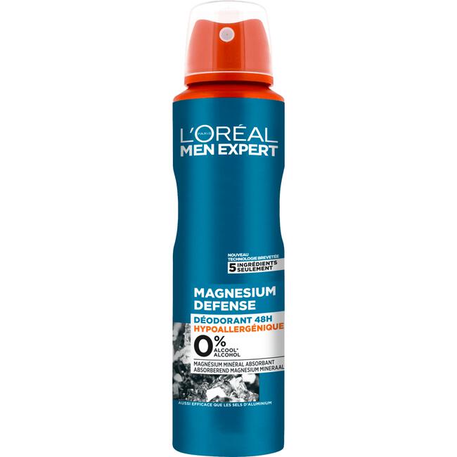 L'Oréal Paris Men Expert Magnesium Defense Deodorant Spray 150 ML