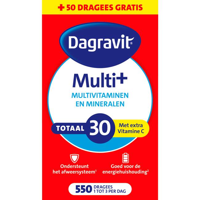 Dagravit Totaal 30 Voordeelpak 550 dragees
