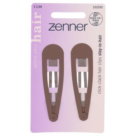 Zenner Klik Klak SIH 7CM Bruin Mat 2 stuks
